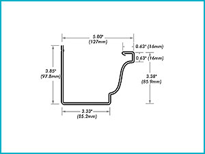 5 Inch Gutter