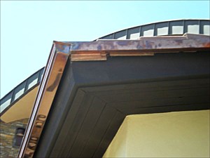 Copper Gutter Repair, Yorba Linda CA