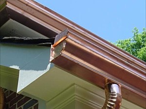 Copper Gutter Installation